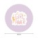 Girl Power, Round, Saten, D = 150 cm on the table