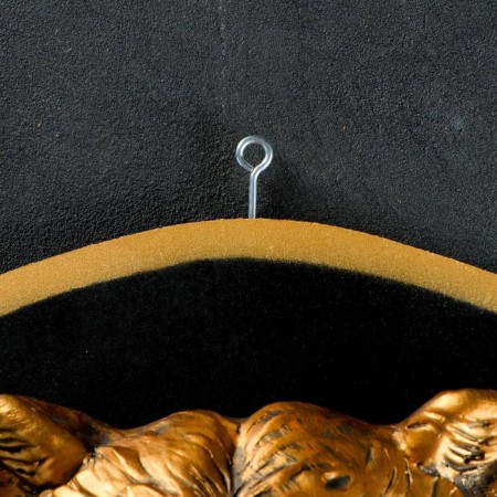 Panel "Bear's Head" Bronze/Black, 40cm-2