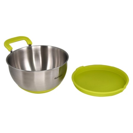 Mixing bowl with Oursson lid, color green apple, 2.8 liters-3