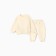 Set (sweatshirt and trousers) children's minku, ivory color, height 62-68 cm