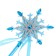 Carnival set "Snow Princess", 2 objects: rim, rod, color of blue