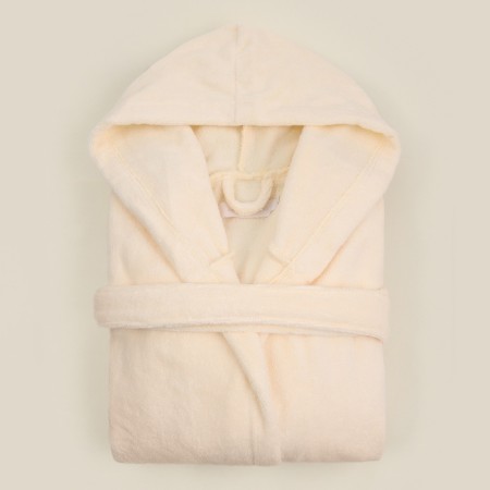 Terry robe with a hood Women's SL Home: Basic "Ivory", Rr. M, 100% HL, 420 g/m2-11