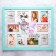 Photo frame MDF "Happy moments" in 10 photos 61x52 cm.