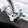 Kitchen mixer BOOU BA5330-1F-E020-B723, two-welfare, brass, chrome