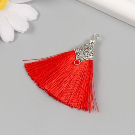 Decor for creativity Textile "Brush East" Red set 2 pcs 1.6x4.5 cm-1