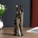 Souvenir Polystone "African Family" outfit with elephants 30.5x6.5x11 cm