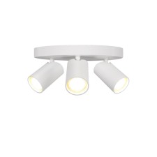 Спот Mantra Sal, GU10, 3х10Вт, 128 мм, цвет матовый белый