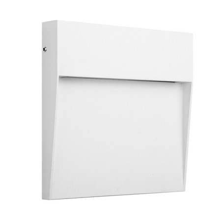 Street lamp Mantra Baker, Led, 210lm, 3000k, 105x22x105 mm, Matte white color