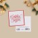Mini-postcard "New Year", 7 x 7 cm, new year