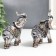 Souvenir Polystone "Elephants in Triangular Propons" set 2 pcs 8x3x7.5 cm