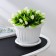 Pot for flowers with the Sylver Eco Podon, 1.9 L, D = 18 cm, white color