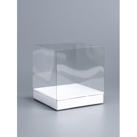 Box under the bento-port with ribbons, white, 15.5 x 15.5 x 16 cm-4
