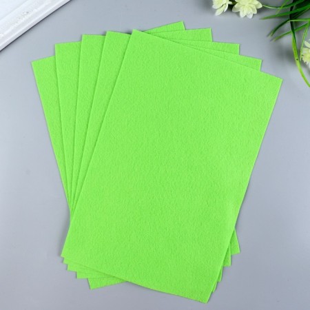 Soft felt 1 mm 20x30 cm salad mix-1