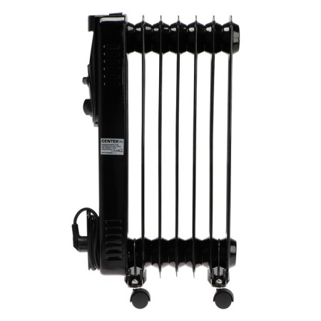 CENTEK CT-6200 heater, oil, floor, 1500 W, 15 m², 7 sections, black-3