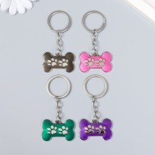 Metal keychain, enamel 