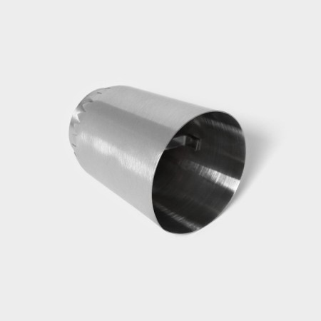Confectionery nozzle, D = 4.2 cm, 2,7 cm exit, stainless steel-3