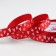 Satin tape "Hearts", 15 mm × 23 ± 1 m, red red No. 33