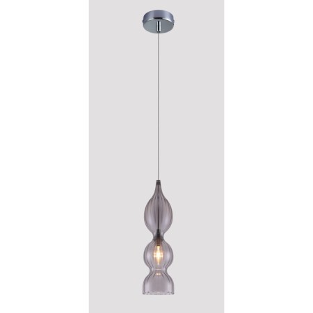Suspended lamp Crystal Lux, Iris 2074/201, E14, 1x60 W, 47x13x13 cm, chromium color-1