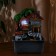Fountain "Elephants at the house under the palm trees" 19x13xx26 cm (with backlight)