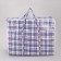 Household bag, 115 l, blue/white color