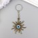 Keychain metal "Sun" for bronze 4.9x4.7 cm
