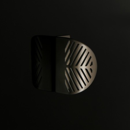 Handle cappio, m/o 32 mm, with a pattern, matte gray color-5