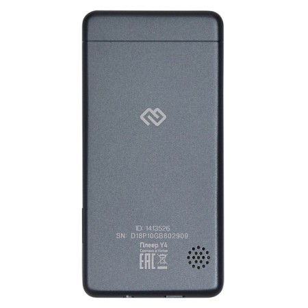 Player Hi-Fi Flash Digma Y4 BT 16GB Black/2.4 "/FM/MicrosDHC-7