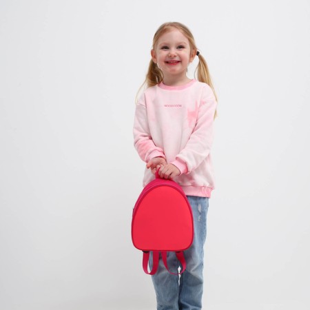 Baby backpack for girls, 23x20.5 cm, lightning department, pink color-6