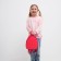 Baby backpack for girls, 23x20.5 cm, lightning department, pink color