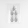Poller for lightning, metal, 2.8 × 1.5 cm, silver color