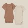 Body set 2 pcs SL Home growth 74-80 cm, col. Beige/coffee
