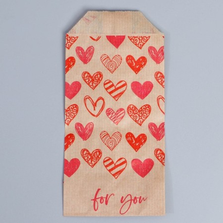 Envelope for sweets for you, 8 x 16 cm