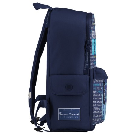 Youth backpack 40 x 30 x 17 cm, Bruno Visconti 12-003 + Penal, Deep Learning, Blue-2