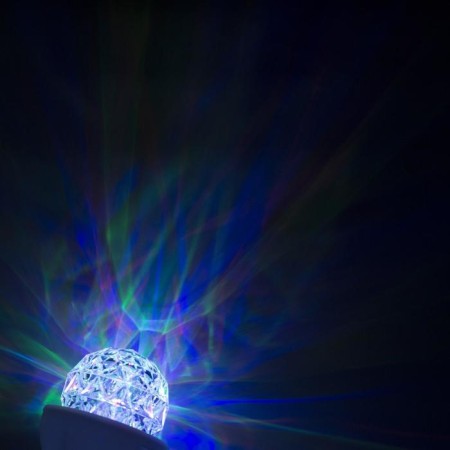 Light device "Ball on the stand" 12 cm, glow RGB, 220 V-1