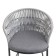 Semi-bank Haugen, 530 × 580 × 920 mm, dark gray / light gray color