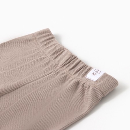 Kit (longshit and trousers) children's minku, brown color, height 74-80 cm-9