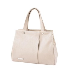 Bag Women's claim, lightning, beige color