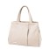 Bag Women's claim, lightning, beige color