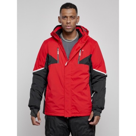 Male ski suit, size 56, red color-7