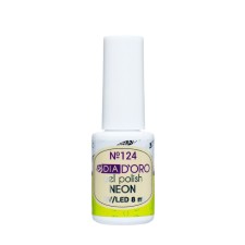№124 Гель-лак DIA D`ORO Classics Professional 8 мл.NEON