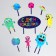 Decoration for the cake "Happy Birthday", monsters