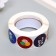 Sticker Paper "Happy moments" d = 2.5 cm 500 pcs in a roll 3x6.5x6.5 cm