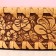 Crukharnitsa Round "Flowers", large, D - 18 cm