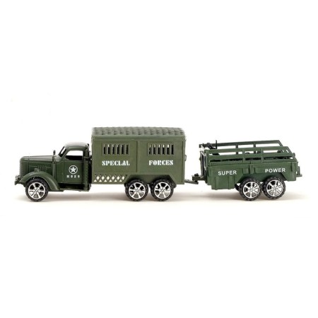 The inertial “Army” machine, with a trailer, mix-1