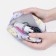 Lightning cosmetic bag, beige color