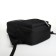 A backpack with a zipper, an outer pocket, the color is black