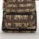 Tourist backpack on lightning, with an increase, 6 outer pockets, beige/brown color