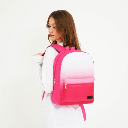 School textile school with a white gradient, 38x29x11 cm, pink color, lightning department-6