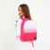 School textile school with a white gradient, 38x29x11 cm, pink color, lightning department
