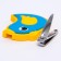 Children's, manicure forceps - Knipers "kids" with a rubber toy, mix